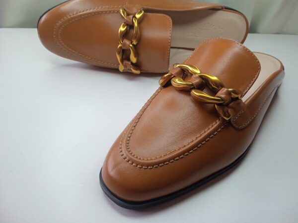 Mule Cuir Marron