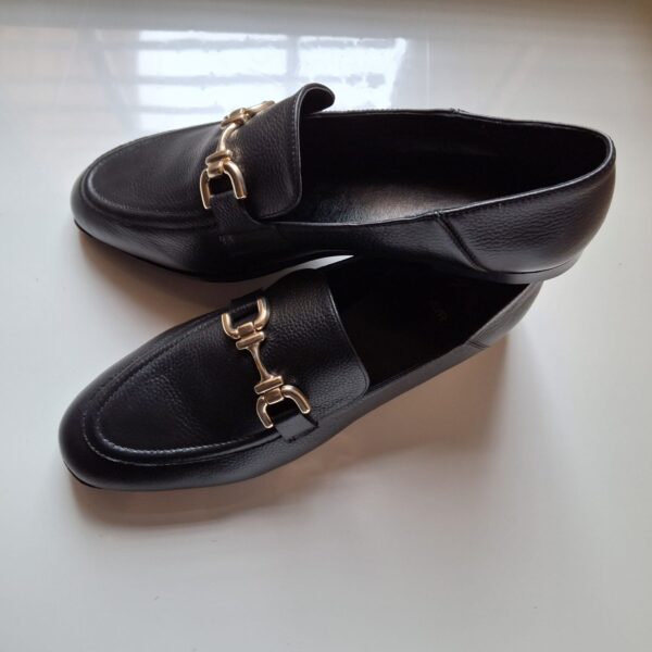 Mocassin Cuir Noir