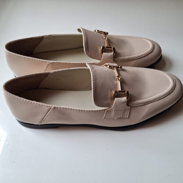 Mocassin Cuir Rose Nude – Image 3